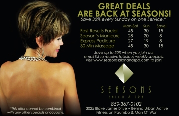 Half Page Ad For Tops and LexScene Magazines in Lexington